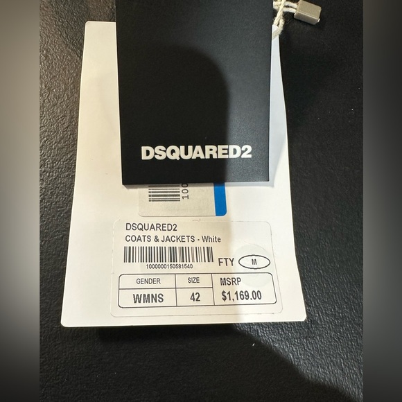 Dsquared2 White Stirrup Snow one Piece Ski Suit NWT - Picture 7 of 10